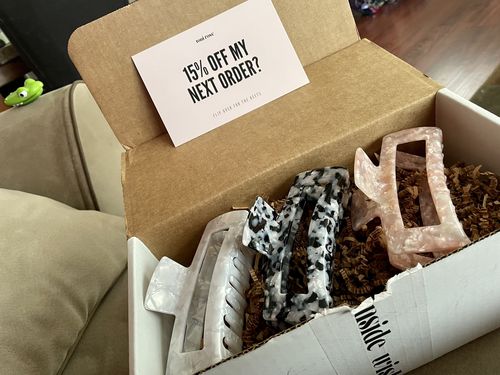 Customer photo review of XL Dreamy Claw Clip