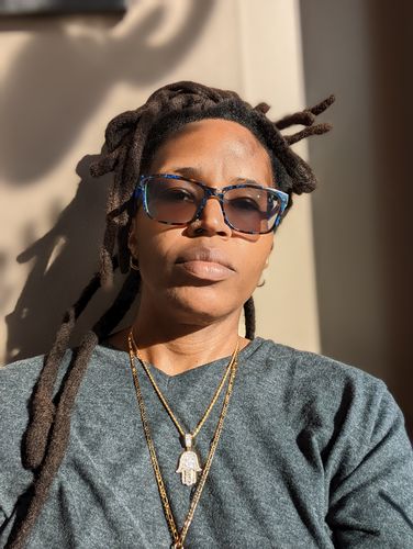 Customer photo review of Hamsa So Icy Necklace