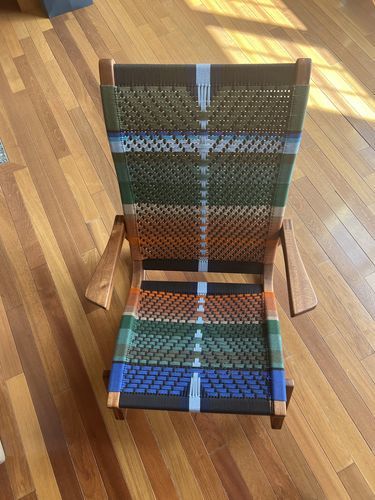Customer photo review of Amador Rocking Chair | Mot Mot Pattern