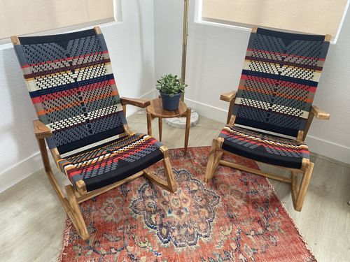 Customer photo review of Amador Rocking Chair | San Geronimo Pattern