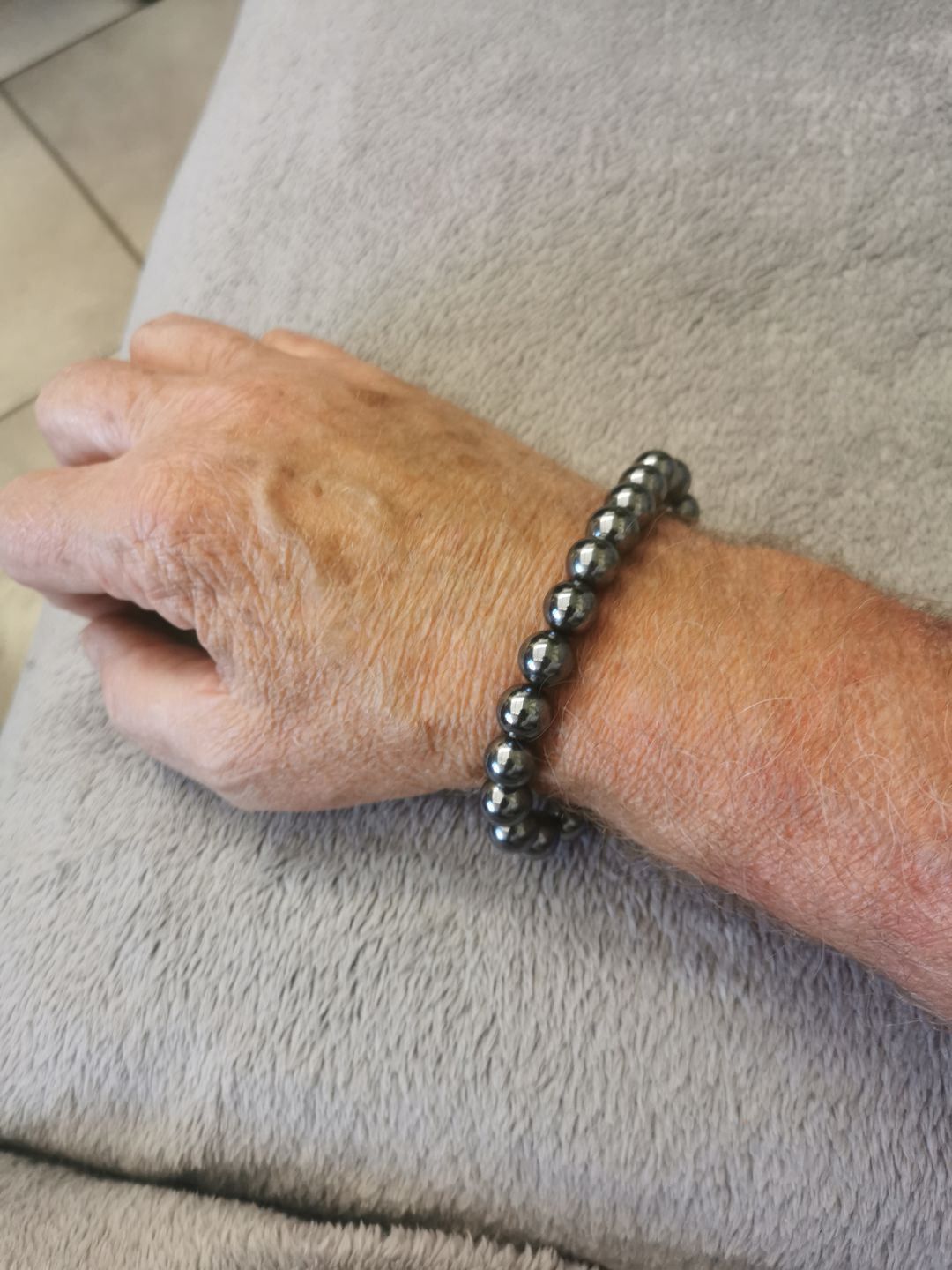 Customer photo review of Bracelet "Force d'Énergie" en Hématite