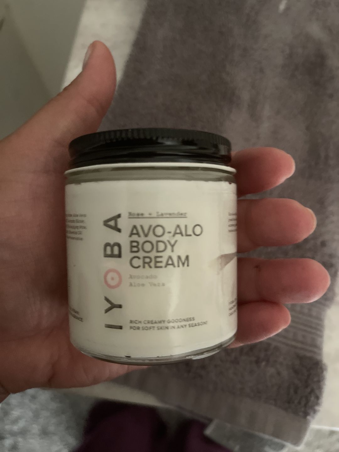 Customer photo review of Avo-Alo Body Cream