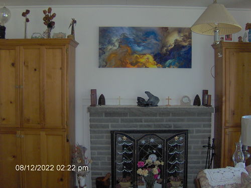 Customer photo review of 'Faith' Framed Canvas