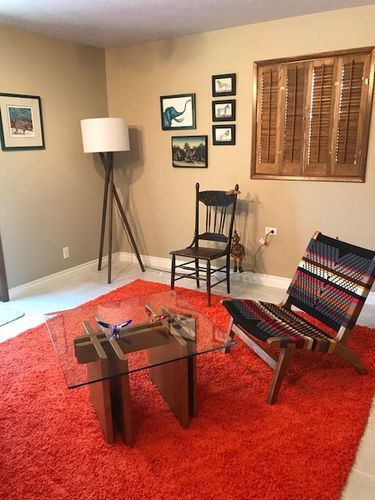 Customer photo review of Masaya Lounge Chair | San Geronimo Pattern