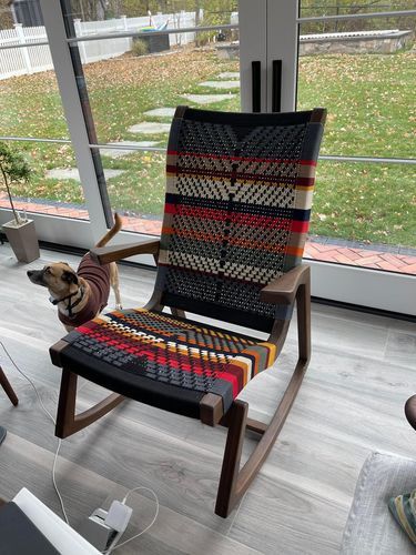 Customer photo review of Amador Rocking Chair | San Geronimo Pattern