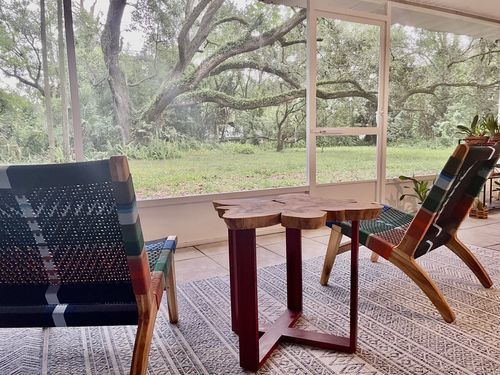 Customer photo review of Masaya Lounge Chair | Mot Mot Pattern