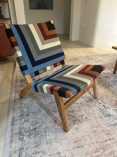 Customer photo review of Masaya Lounge Chair | Vaqueano Pattern