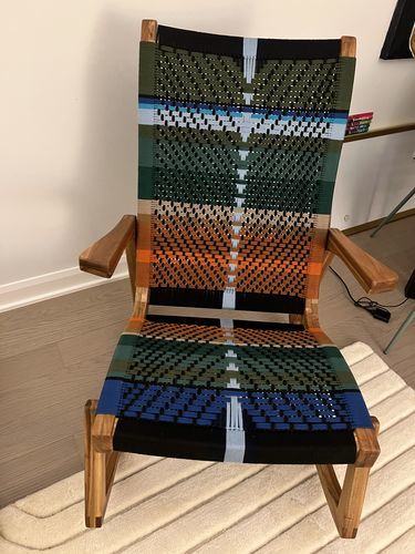 Customer photo review of Amador Rocking Chair | Mot Mot Pattern