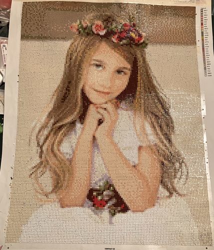 Customer photo review of Custom Diamond Painting Kits for Adults DIY 5D - Photo Diamond Art Shipped from USA
