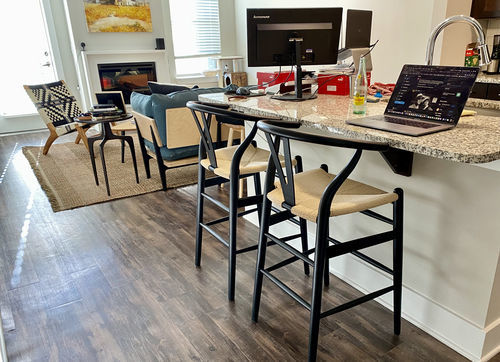 Customer photo review of Masaya Lounge Chair | Colonial Pattern