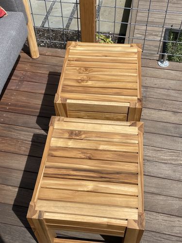 Customer photo review of Tola Outdoor Stool