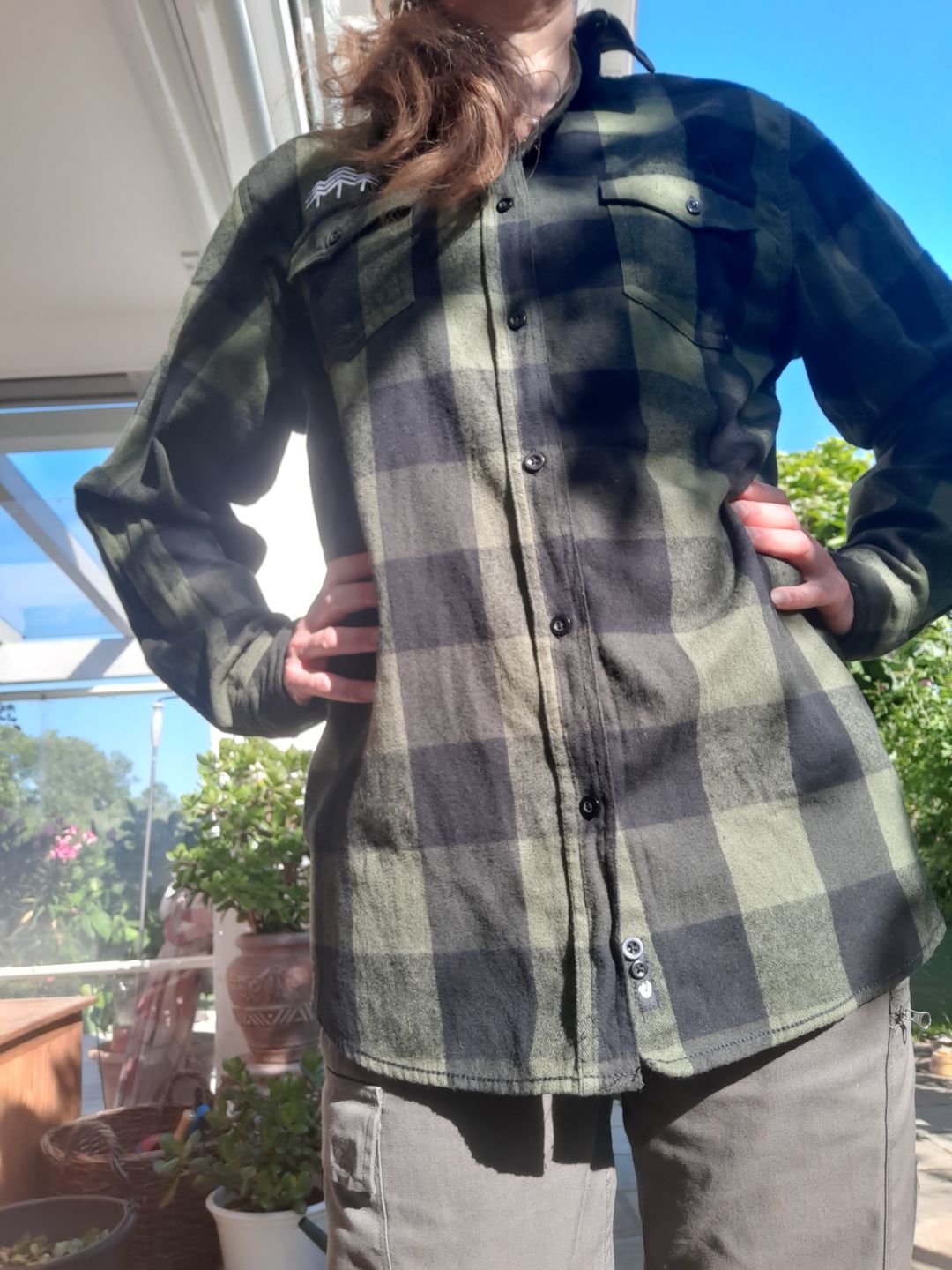 Customer photo review of HOLZBRÜDER® - Unisex Flanellhemd mit Stick