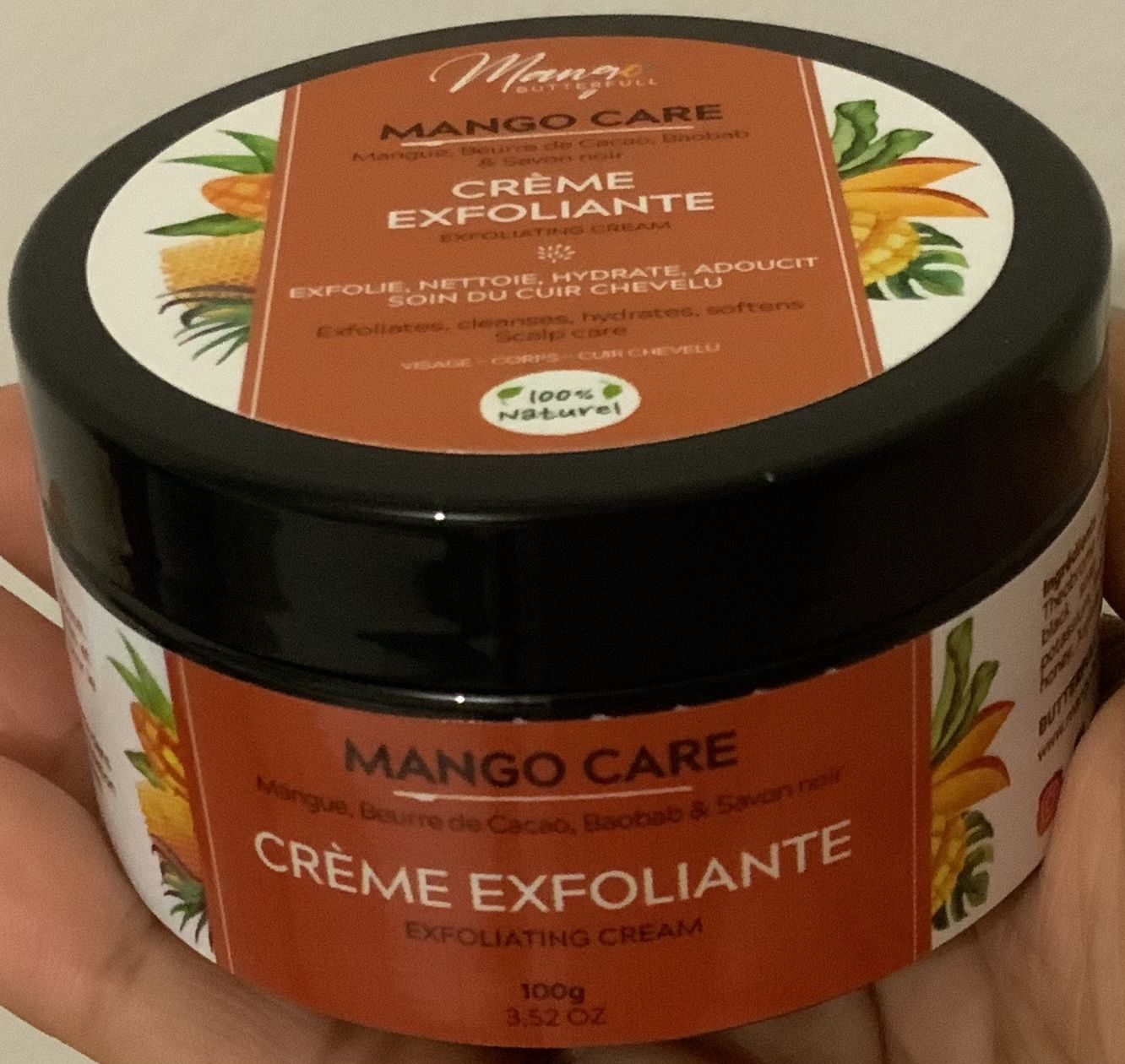 Customer photo review of Crème exfoliante - Gommage doux