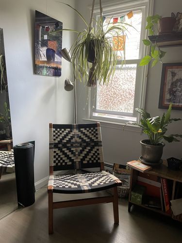Customer photo review of Masaya Lounge Chair | Colonial Pattern