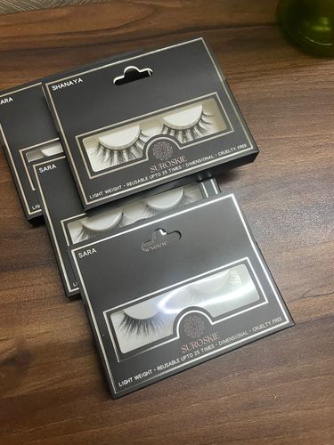 Customer photo review of Faux Mink Eye Lashes