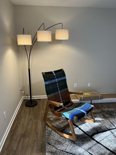 Customer photo review of Amador Rocking Chair | Mot Mot Pattern