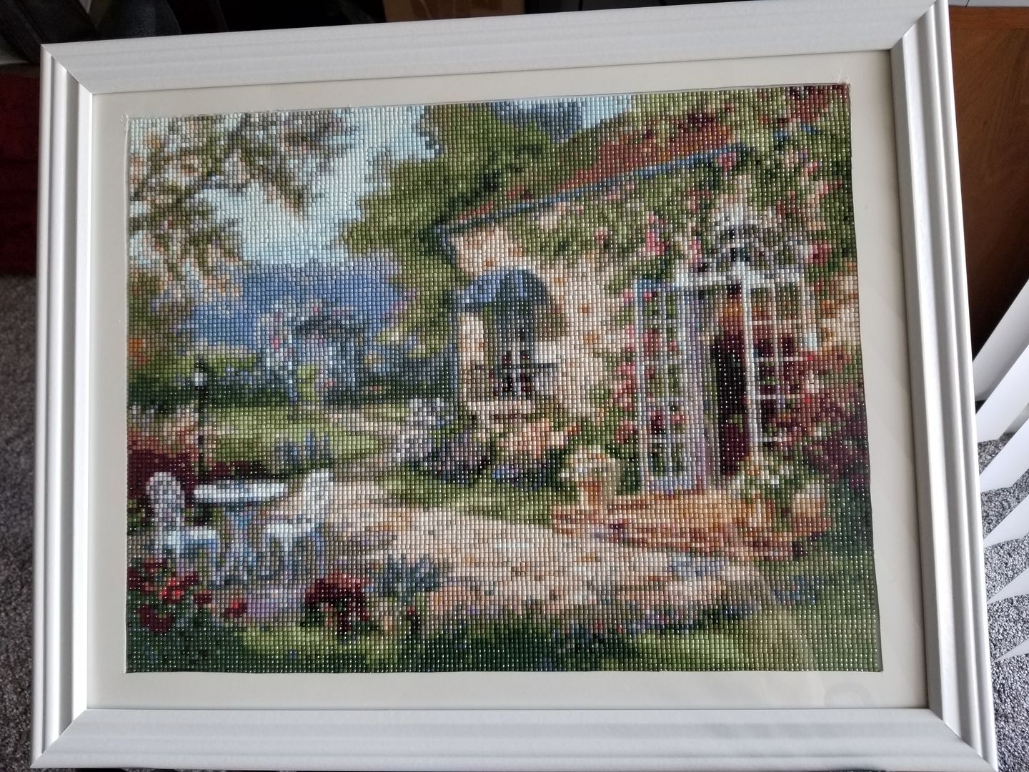 Customer photo review of American Diamond Art Epitome Of The Garden A Flower Diamond Painting PL00179