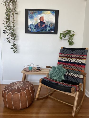 Customer photo review of Amador Rocking Chair | San Geronimo Pattern