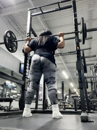 Customer photo review of Weightlifting Nylon Belt Black