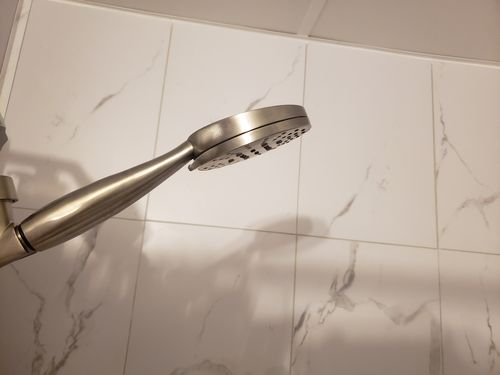 Customer photo review of 3-Spray Handheld Shower Head Set