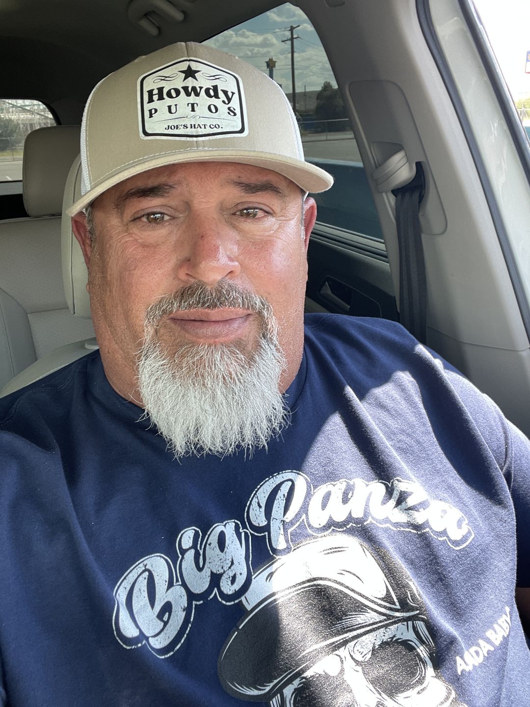 Customer photo review of Premium Big Panza Crew Chingon T-shirt