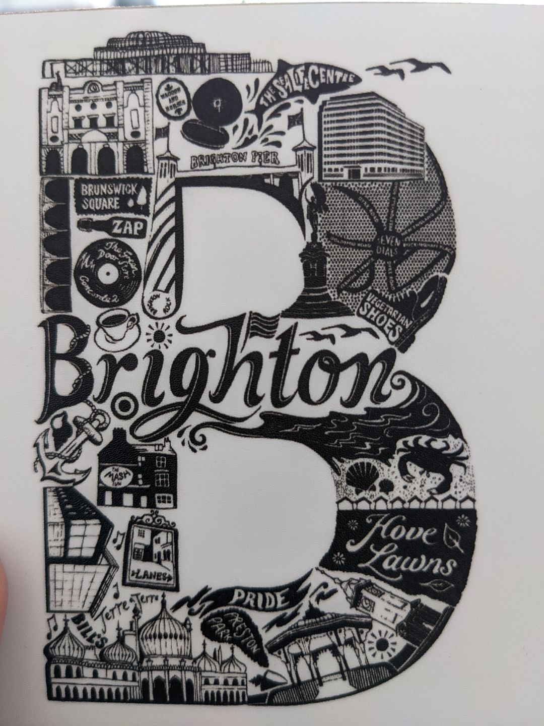 Customer photo review of Location Letter Coasters