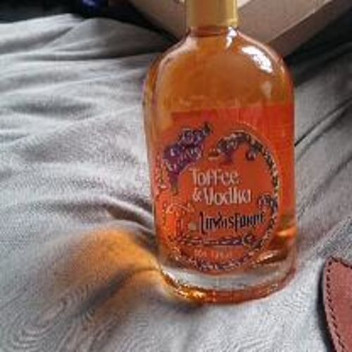 Customer photo review of Toffee & Vodka Liqueur - Lindisfarne