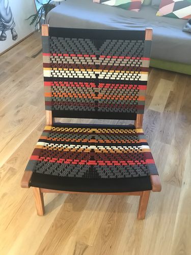 Customer photo review of Masaya Lounge Chair | San Geronimo Pattern