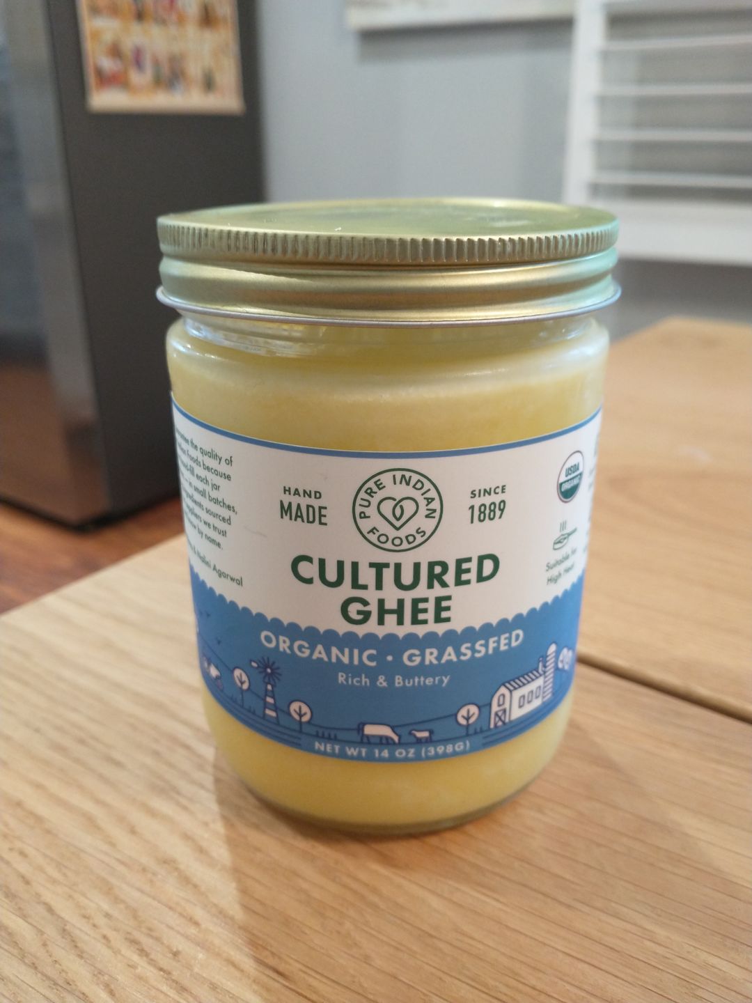 Customer photo review of Cultured Ghee, Grassfed & Certified Organic - 14 oz