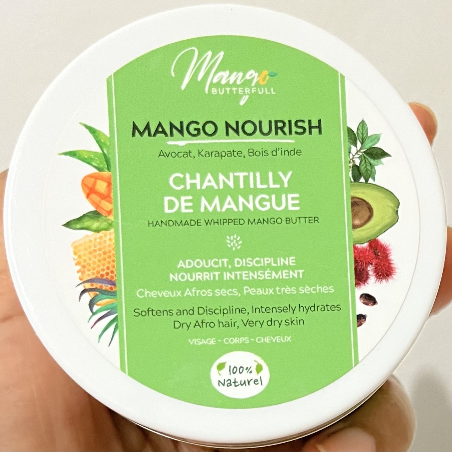 Customer photo review of Chantilly de Mangue NOURISH