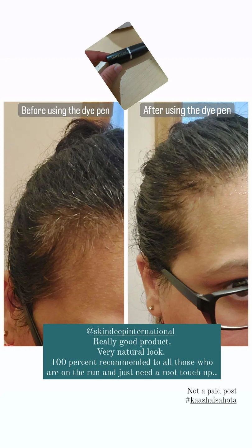 Customer photo review of DO OR DYE - Pro Root Touch-up Hair Stick