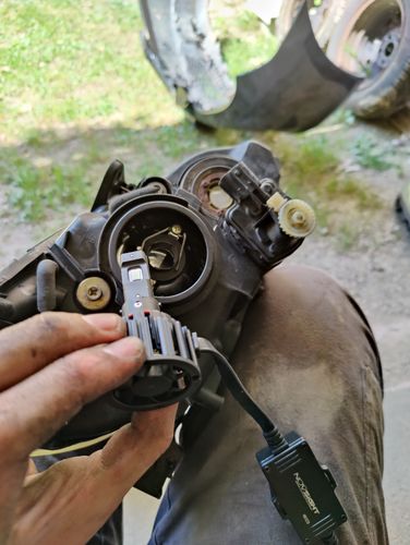 Customer photo review of H7 LED Bulbs Super Bright 120W Newest Generation Driver 2.0 Headlamp Conversion Kit