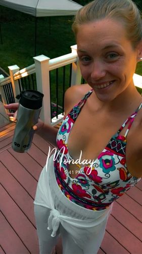 Customer photo review of Water Lily One Piece Swimsuit