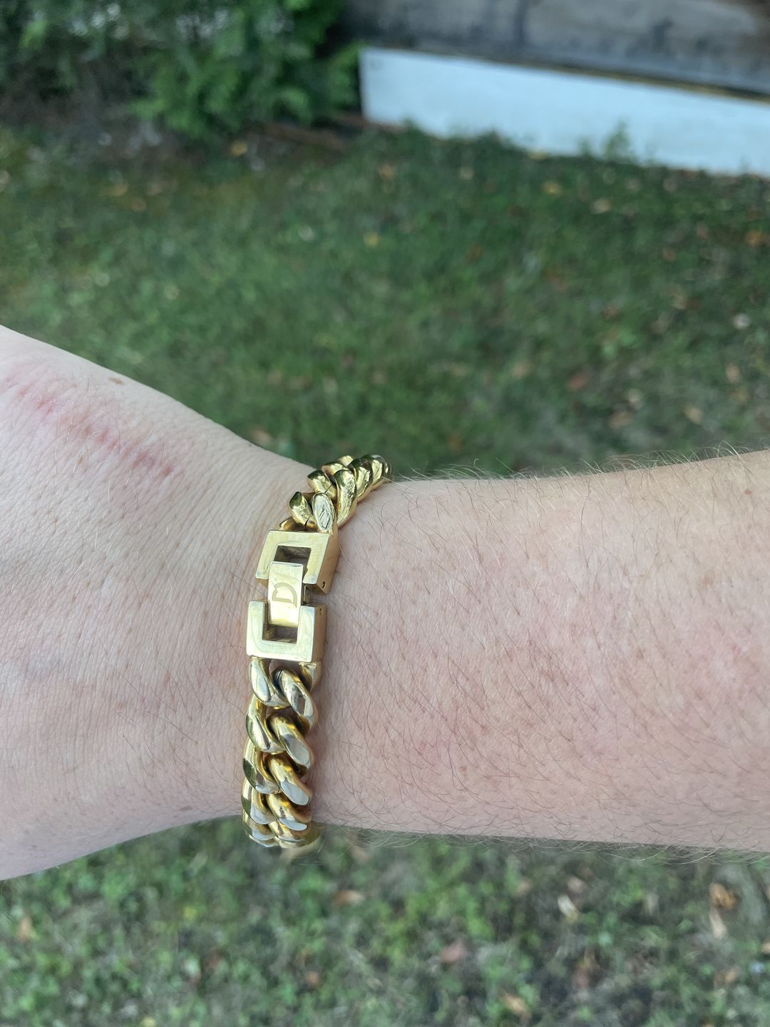 Customer photo review of CLEAN CUBANA. - 12MM 18K GOLD