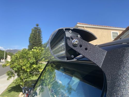 Customer photo review of Aerolidz Dual Row Clear Light Bar Cover - 50” 52” LED Silencer