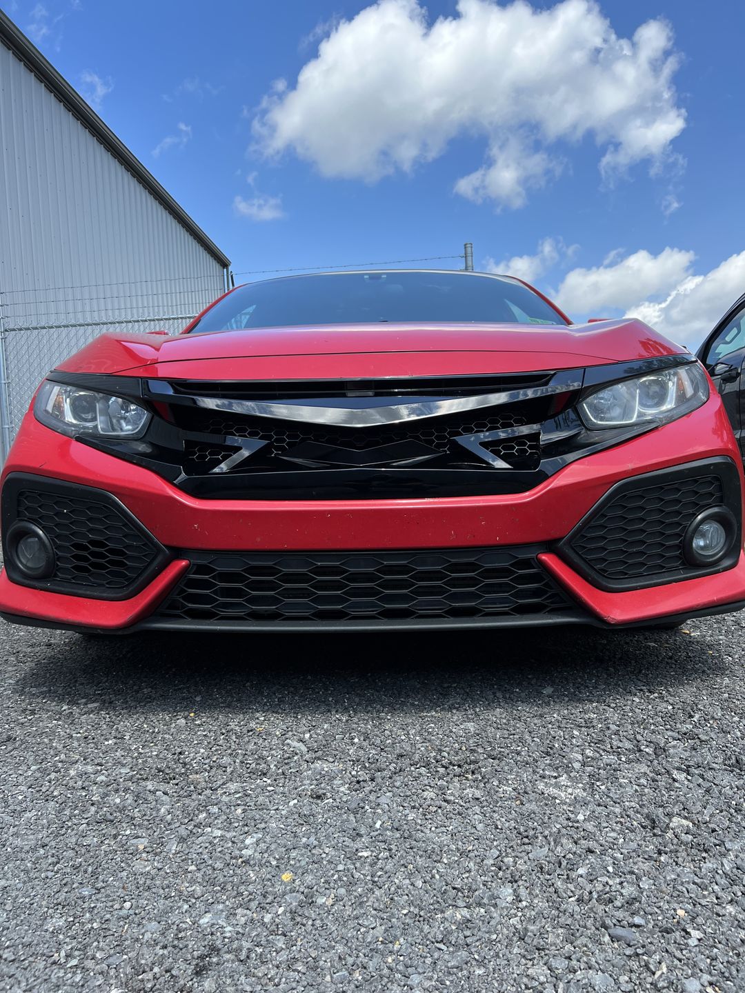Customer photo review of Demon Grille for 16-18 Honda Civic Sedan/Hatchback