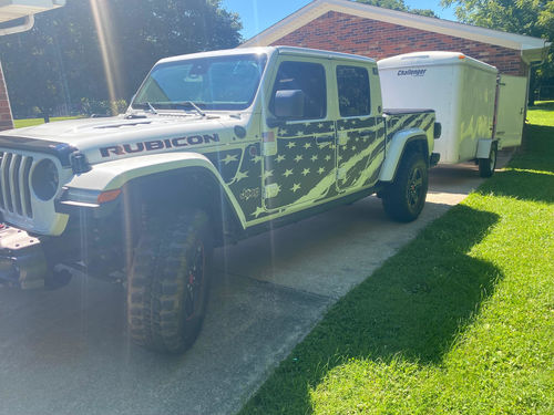 Customer photo review of MEK Removable Trail Armor: JT