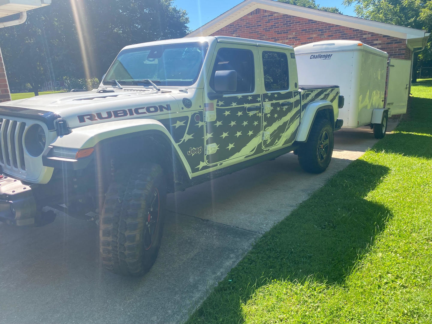 Customer photo review of MEK Removable Trail Armor: JT