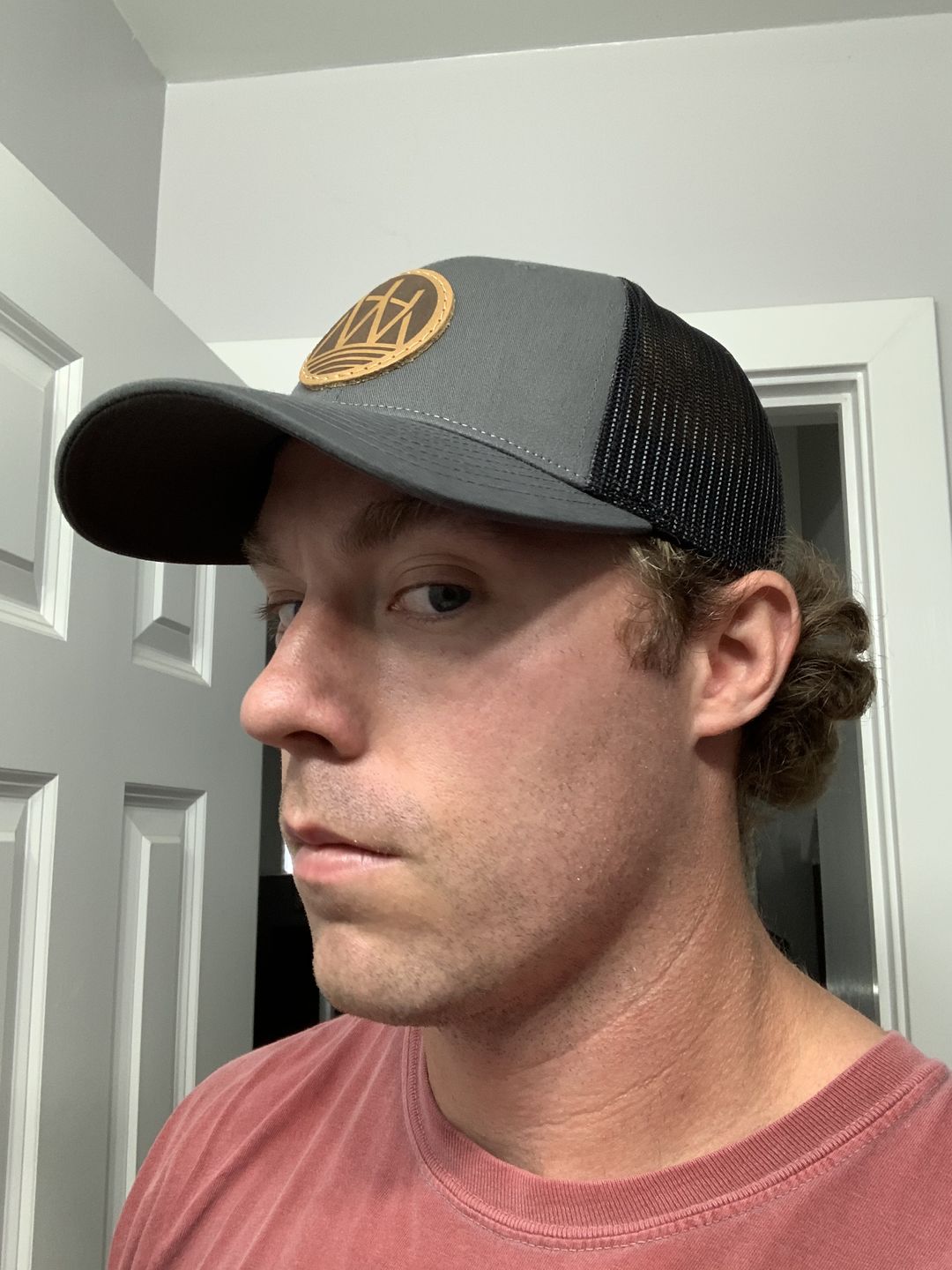 Customer photo review of Richardson 115 Custom Leather Patch Hat