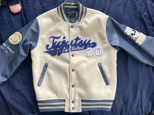 Customer photo review of JJK High Varsity Jacket