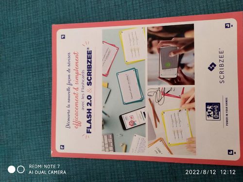 Avis photo d'un client sur Fiches de révision REVISION 2.0 OXFORD # 50 fiches 14,8 x 21 cm - petits carreaux