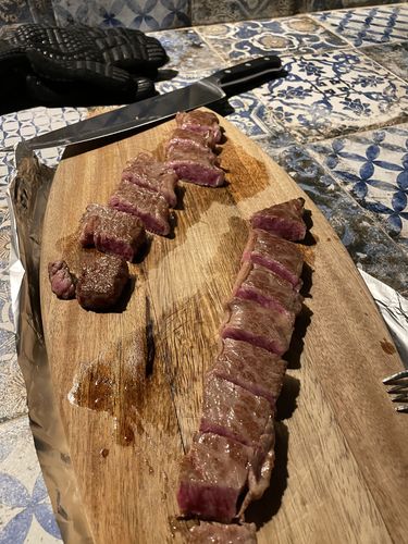 Customer photo review of Galbi USA Snake River Farm 9+ Wagyu