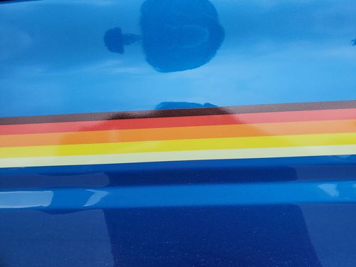 Customer photo review of Beach Waves with Birds Custom Made to Order Spare Tire Cover