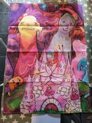 Customer photo review of Photo Tea Towel