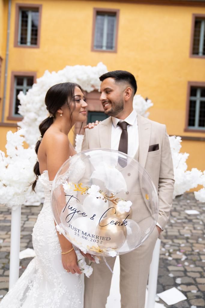 Customer photo review of Wedding Blossom Designer Ballon