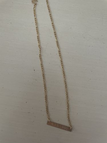 Customer photo review of custom gothic choker