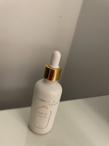 Customer photo review of Growth & Shine Hair Oil