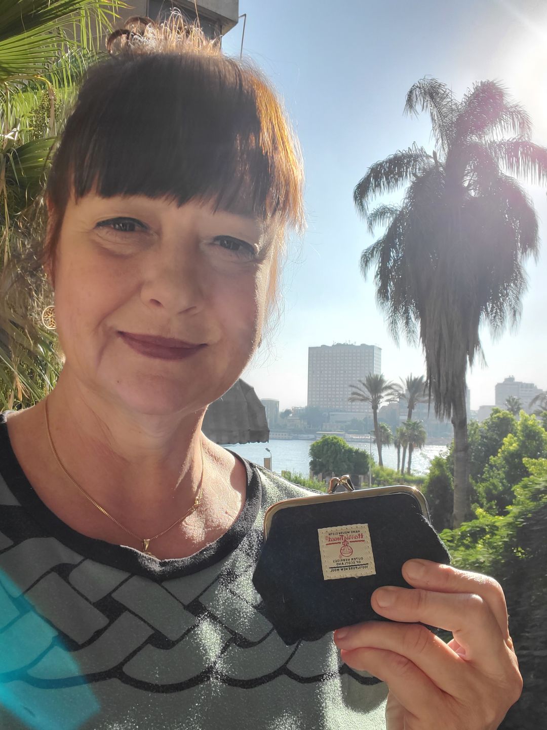 Customer photo review of Women's Harris Tweed Coin Purse