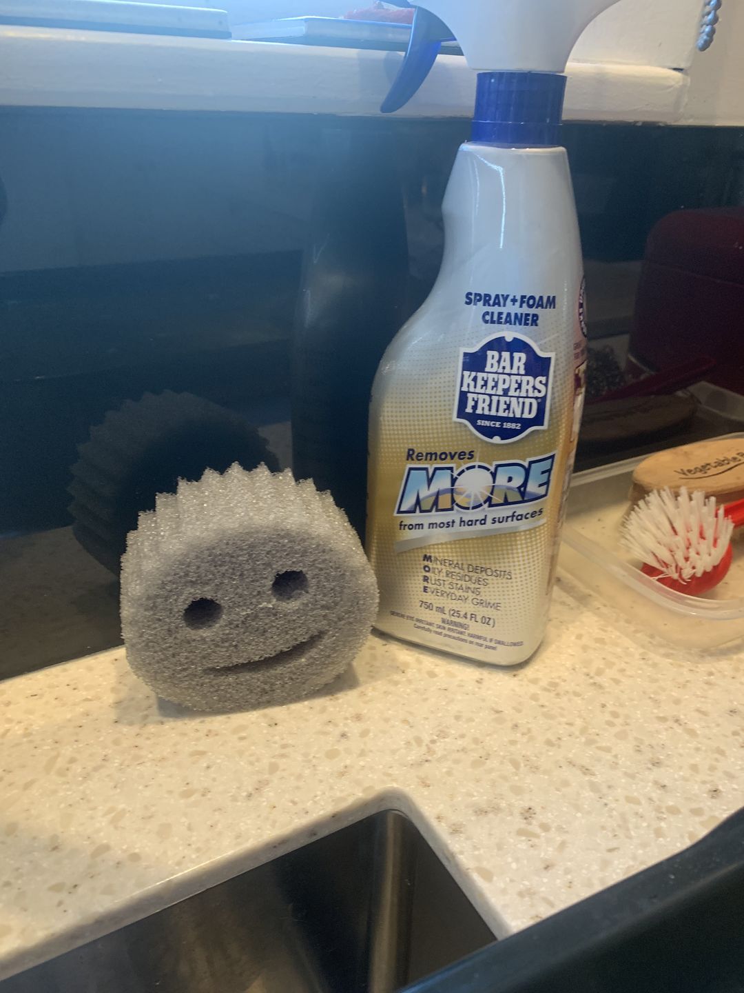 Customer photo review of Double Trio - Bar Keepers Friend x Scrub Daddy