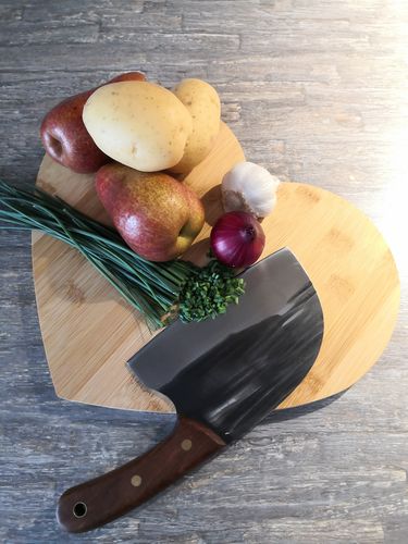 Customer photo review of Handgeschmiedetes Kochmesser - Ergonomic